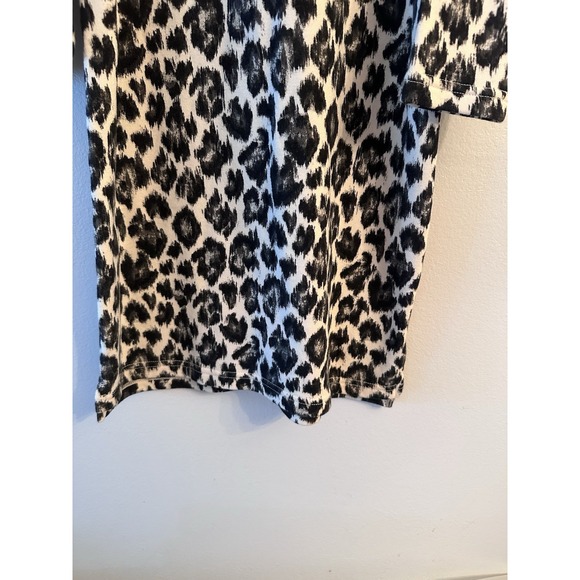 Crewcuts NWT Dress Girls 8 Animal Print Leopard Ruffle Long Sleeve Cotton Blend - Picture 3 of 10